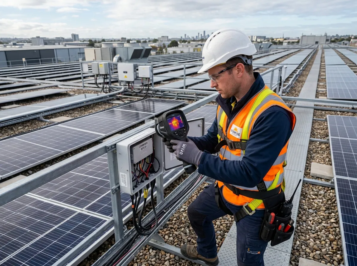 Contracted O&M - step 06 of the VENAARC solar installation process