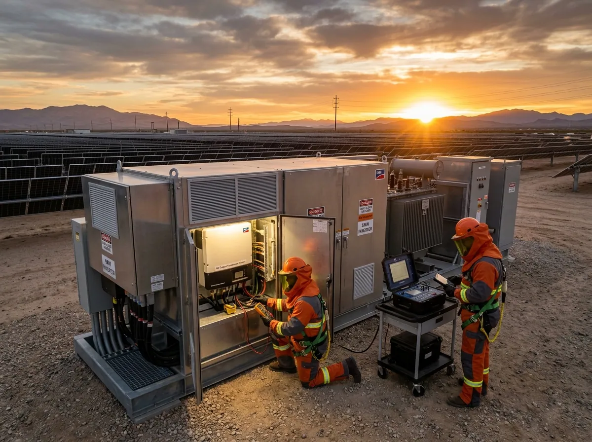 Grid Sync & COD - step 05 of the VENAARC solar installation process