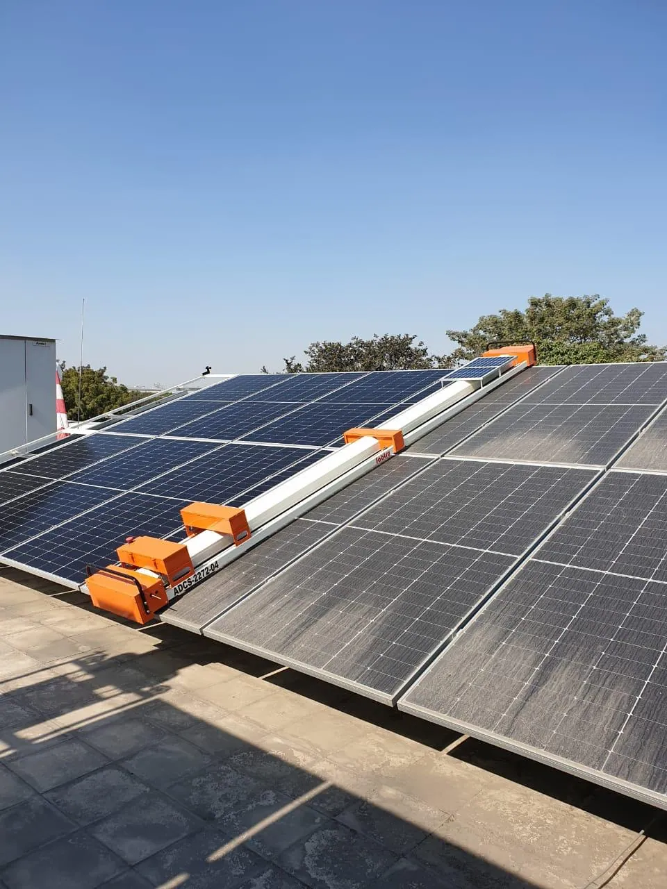 140 kW solar installation on a commercial building in Madurai, Tamil Nadu - L-Wing College Academic Complex