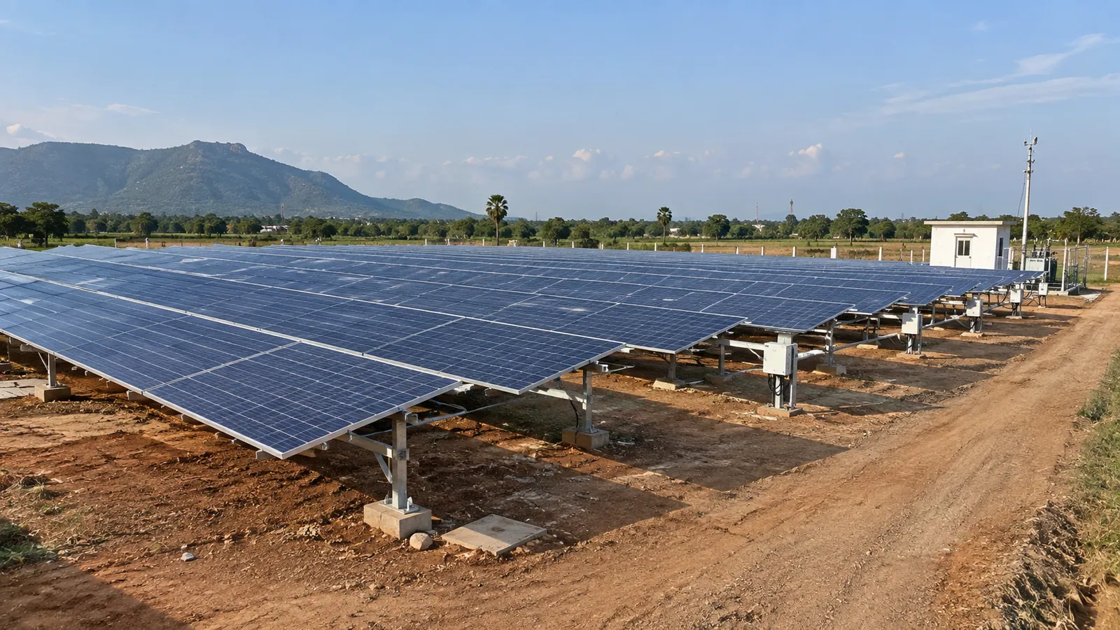 8.5 kW solar installation on a home in Karaikudi, Tamil Nadu - Heritage Red-Terrace Array
